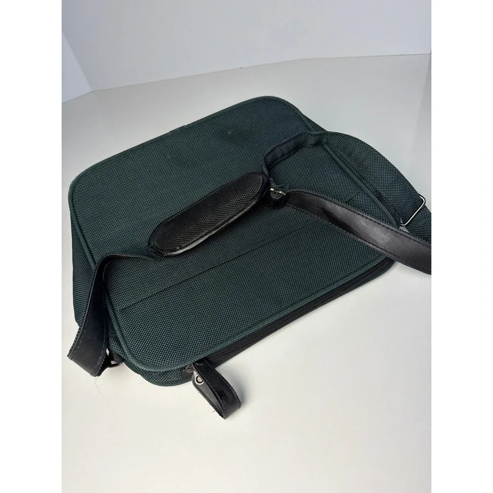 Vintage Samsonite Messenger Bag Teal Green Ballistic Nylon Travel Crossbody Bag